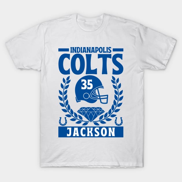 Indianapolis Colts Jackson 35 American Football T-Shirt by Astronaut.co